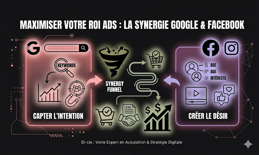 Google Ads & Facebook Ads : Le duo gagnant pour une stratégie d&rsquo;acquisition ultra-rentable