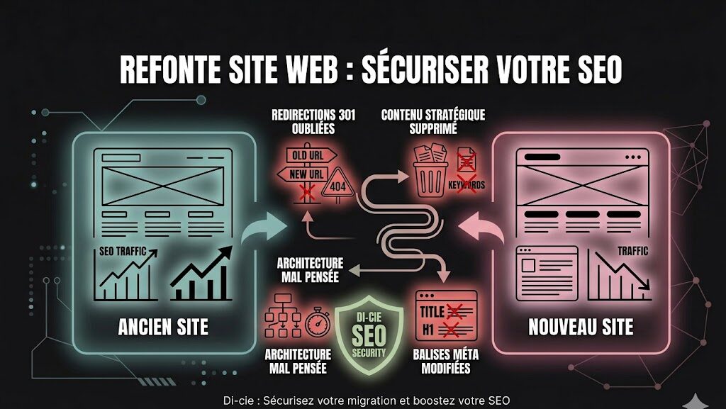 Refonte de site web : Les erreurs SEO qui ruinent votre trafic (et comment les éviter)